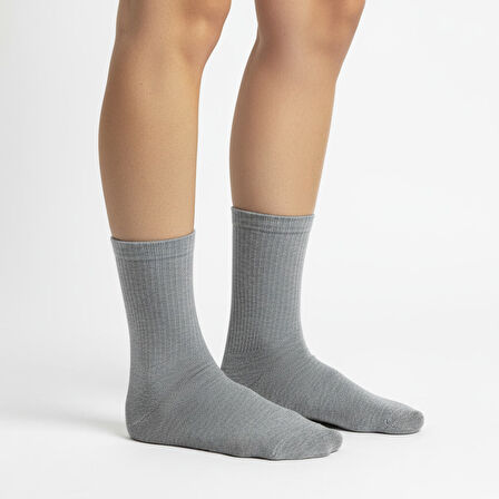 Gost Liria-  5’li Renkli Ribanalı Unisex Soket Çorap