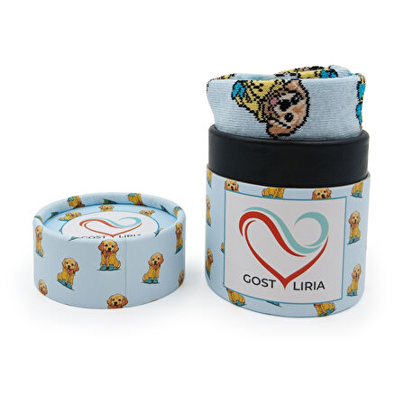 Cute Dog Socks – Desenli Unisex Soket Çorap