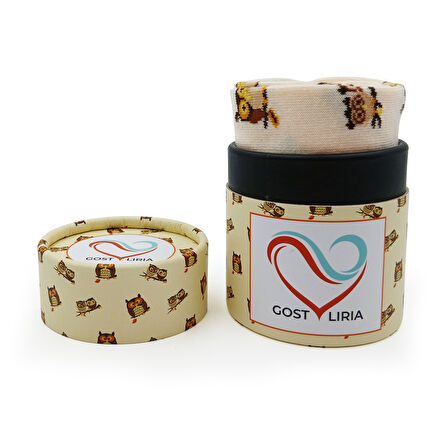 I Love Owl Socks – Desenli Unisex Soket Çorap