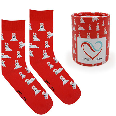 Rabbit Socks – Desenli Unisex Soket Çorap