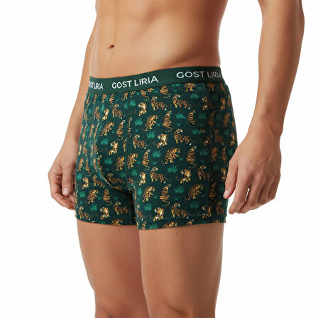 GOST LİRİA- Tiger Desenli Erkek Boxer