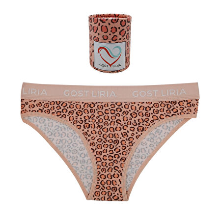 Gost Liria- Leopard Desenli Kadın Slip Külot