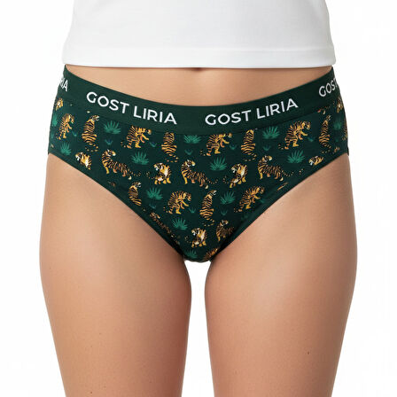 Gost Liria- Tiger Desenli Kadın Slip Külot