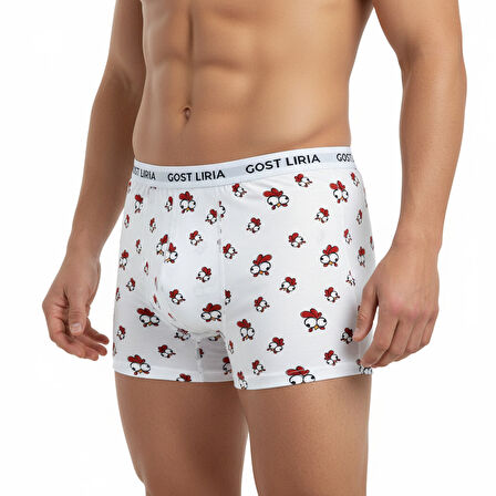 - Chicken Desenli Erkek Boxer