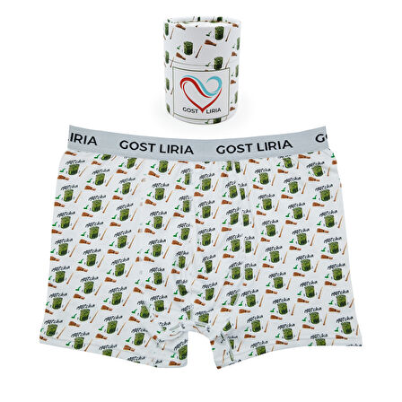 - Macha Desenli Erkek Boxer