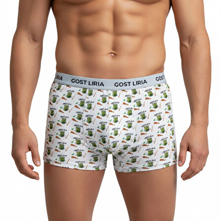 - Macha Desenli Erkek Boxer