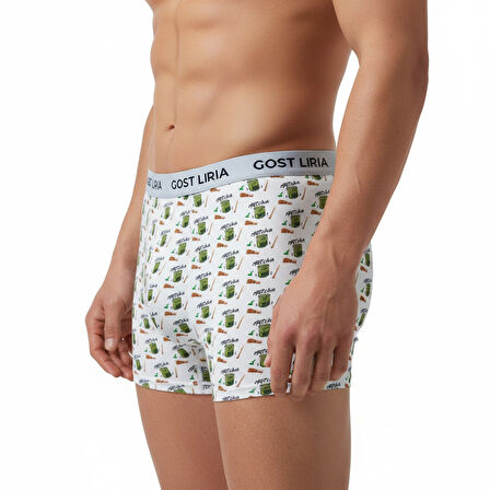 - Macha Desenli Erkek Boxer