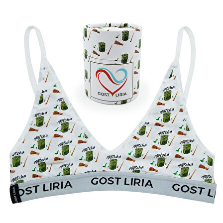 - Macha Desenli Kadın Bralet