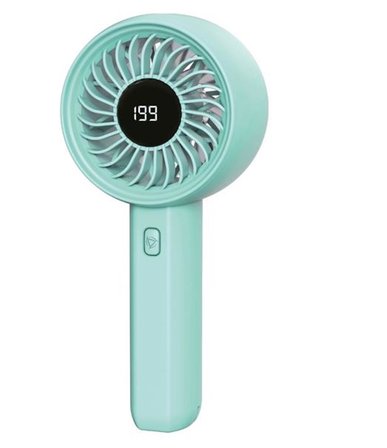 Feny FN-F45 Yeşil Kademeli Ultra Sessiz Led Göstergeli Şarjlı 1800Mah Turbo Mini El Fanı