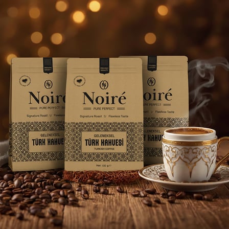 Noire Geleneksel Türk Kahvesi %100 Arabica 10x100g Avantajlı Set 