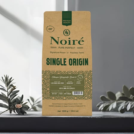 Noire Ethiopia Yirgacheffe Grade 2 1000g %100 Arabica Single Origin 