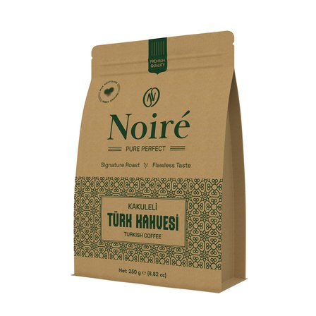 Noire Gurme Türk Kahvesi 3x250g – Kakuleli, Damla Sakızlı ve Tarçınlı Aromalar