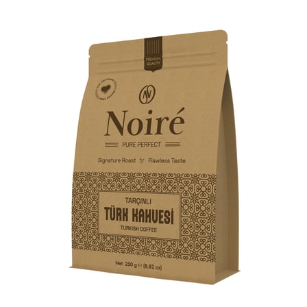 Noire Gurme Türk Kahvesi 3x250g – Kakuleli, Damla Sakızlı ve Tarçınlı Aromalar