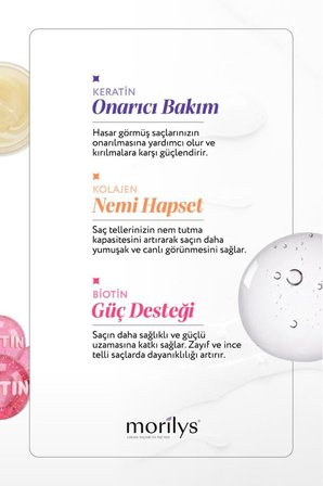 Morilys Kolejen Etkili Saç Bakım Kremi 300 Gr