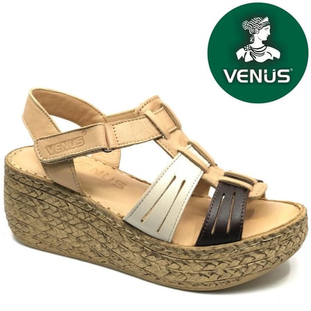 Venüs Tenrag Hakiki Deri Comfort Ortopedik Kadın Sandalet
