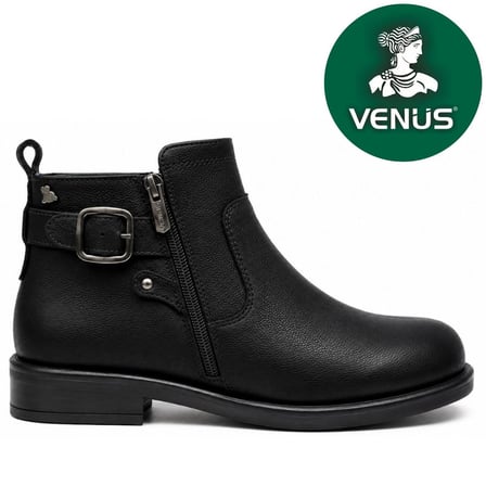 Venüs Ames Hakiki Deri Kaymaz Taban Ortopedik Kadın Bot