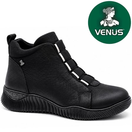 Venüs Pege Hakiki Deri Kaymaz Taban Ortopedik Kadın Bot