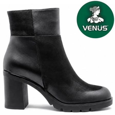 Venüs Vandolina Hakiki Deri Ortopedik Topuklu Kadın Bot