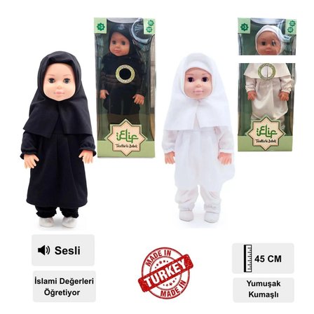 Dua eden İlahi Okuyan Tesettürlü Elif Bebek