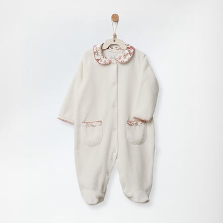 Andywawa Romper Velvet Floral Dreams Kız Bebek Tulum AC27003