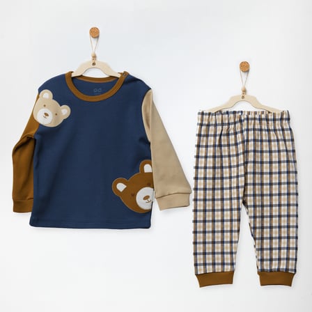 Andywawa Little Dreamers Erkek Bebek Pijama Takımı AC27150