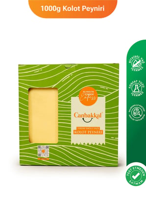 Canbakkal Yarım Yağlı Kolot Peyniri 1 Kg / Kuymaklık, Mıhlamalık (Muhlamalık) Peynir