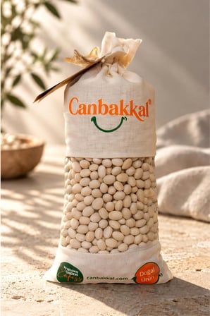 Canbakkal Yerli Şeker Fasulyesi 1 kg / İnce Kabuklu, Pestisit Analizli