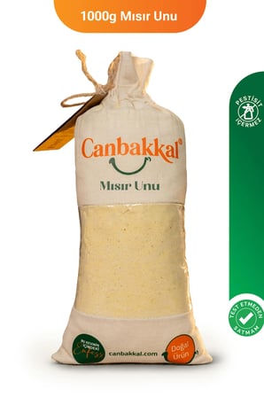 Canbakkal Mısır Unu 1 Kg / Kuymaklık, Mıhlamalık(Muhlamalık) ve Ekmeklik