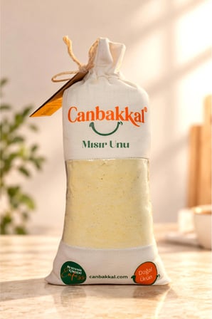 Canbakkal Mısır Unu 1 Kg / Kuymaklık, Mıhlamalık(Muhlamalık) ve Ekmeklik