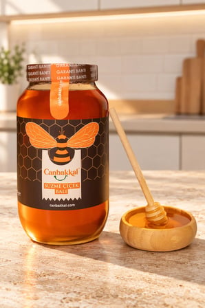 Canbakkal Süzme Çiçek Balı 2 Kg / Yüksek Yayla Balı,Şekersiz, İlaç Kalıntısız 11 Farklı Analiz Teyitli Hakiki Bal 