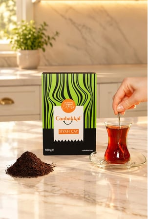 Canbakkal Siyah Çay 500 Gr / Dinlendirilmiş Mayıs Çayı, Dökme Çay, Pestisit Analizli, Boya Kalıntısı Analizi
