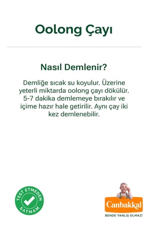 Canbakkal Oolong Çayı 100 Gr / Saf Oolong Yaprak Çayı