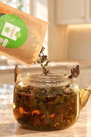 Canbakkal Yeşil Çay 100 Gr / Katkısız Dökme Yaprak Yeşil Çay