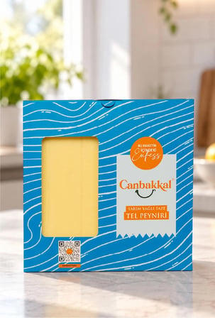 Canbakkal Yarım Yağlı Taze Tel Peyniri 1 Kg / Kuymaklık Peynir Koruyucu Ve Katkı Maddesi İçermez