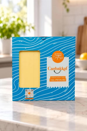 Canbakkal Yarım Yağlı Taze Tel Peyniri 1 Kg / Kuymaklık Peynir Koruyucu Ve Katkı Maddesi İçermez