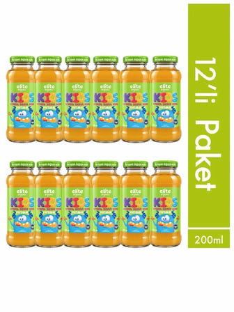 12'li Kids Organik Portakallı Meyve Suyu 200 ml