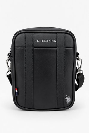 U.S. Polo Assn. Çapraz Askılı Erkek Postacı Çantası Siyah 26049