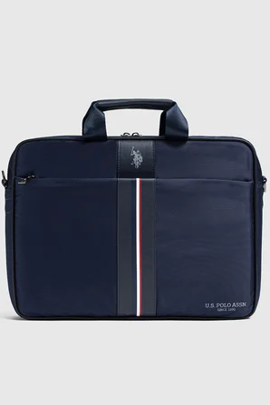 U.S. Polo Assn. Lacivert Laptop Çantası 15.6 İnç Uyumlu Omuz Askılı Evrak ve Bilgisayar Çantası 26058