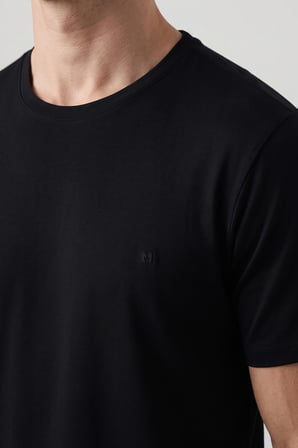 Mısırlı Erkek Modal Karışımlı Pijama Takım Siyah