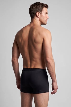 Mısırlı Erkek PAMUKLU DAR (Slim) KALIP Klasik Boxer Üçlü Pack Siyah
