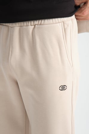 Bej Kışlık Erkek Eşofman Takımı Thermosoft Teknolojisi Içi Kuzu Görünümlü Regular Kalıp BEJ xl