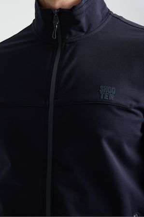 Lacivert  Erkek Luxe Eşofman Takımı Rahat Kalıp Manşetli Minimal Logo