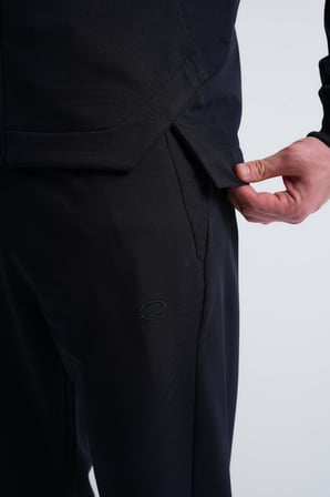 Lacivert Erkek Fermuarlı Kapüşonlu Gizli Cep Detaylı Eşofman Takımı Lacivert undefined