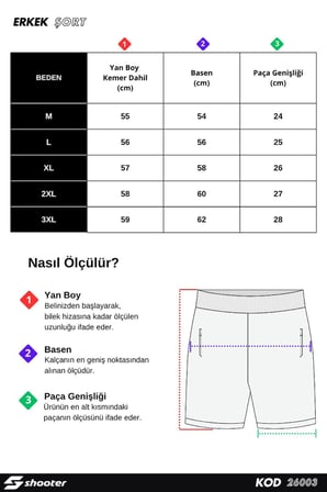 Siyah Erkek Şort Minimal Baskı Detaylı Gizli Fermuar Cep Regular Kalıp