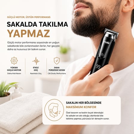 Mole X1 Şarjlı Saç ve Sakal Tıraş Makinesi