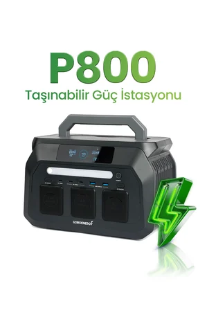goboenergy p800 512wh lifepo4 800w max. taşınabilir güç i̇stasyonu,güç kaynağı