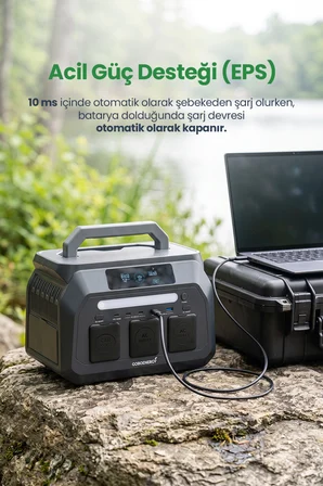 goboenergy p800 512wh lifepo4 800w max. taşınabilir güç i̇stasyonu,güç kaynağı