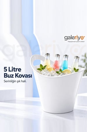 Galeriyo 5 Lt. İçecek ve Buz Kovası – Taşınabilir