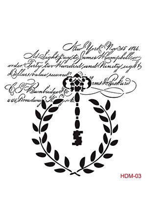 Hdm03 Home Dekor Midi Stencil (25x25)