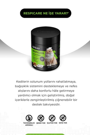 Kedi Solunum & Bağışıklık Destek Paketi